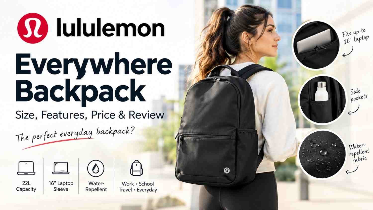 Lululemon Everywhere Backpack: Size, Price, and Review